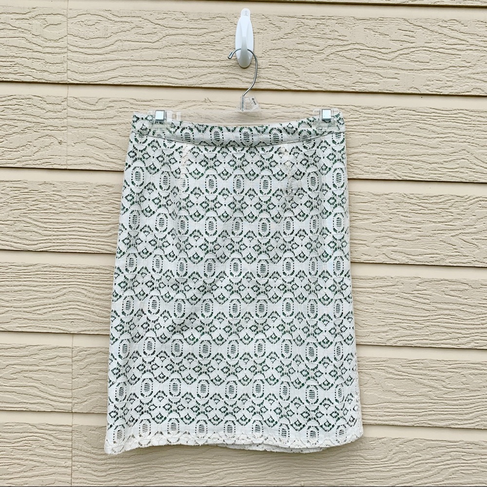 Anthropologie Edme & Esyllte lace pencil skirt